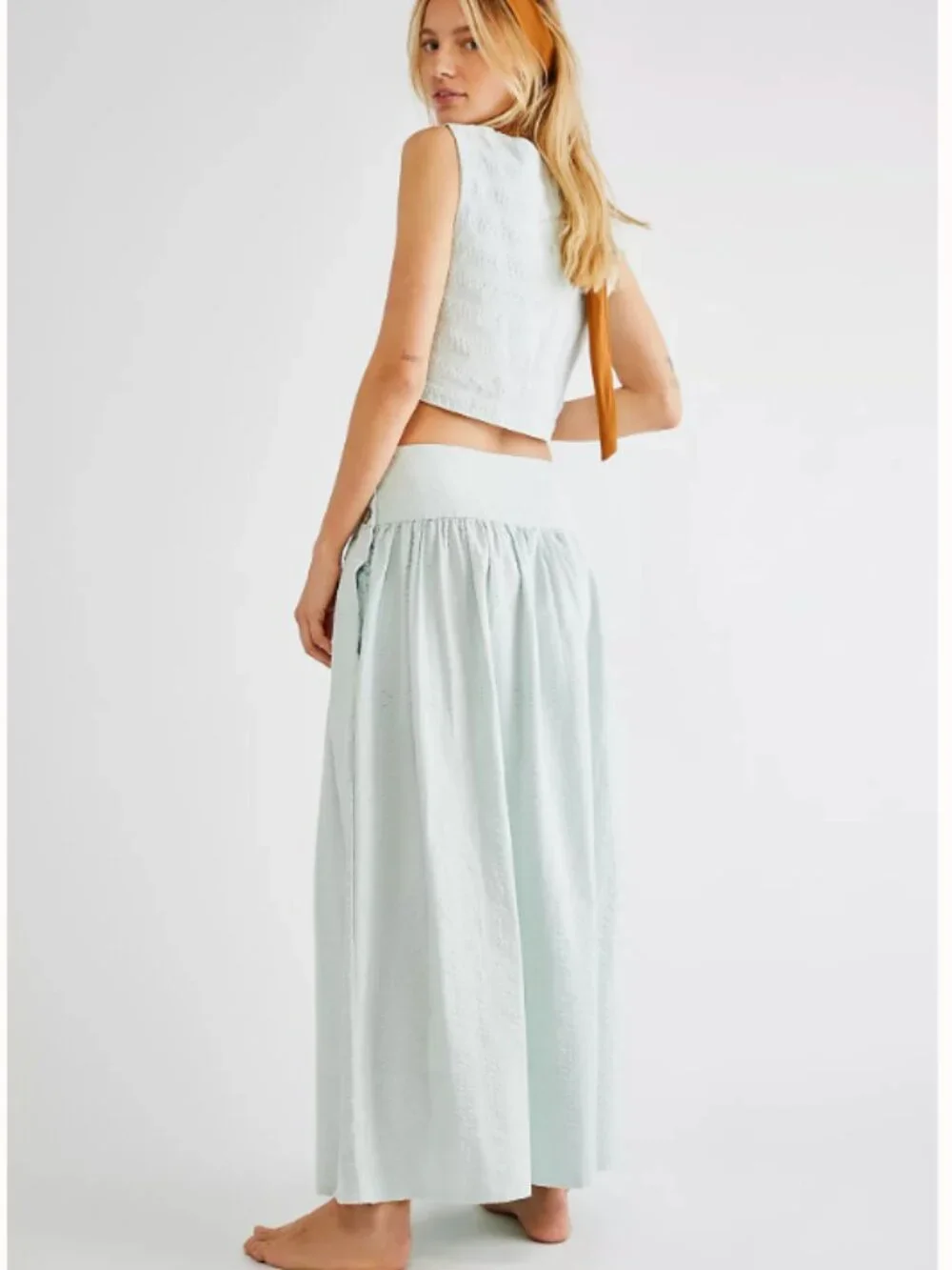 Free People Set For Sunshine 2 Piece Matching Set in Cloud Rider XS (Oversized) - Picture 2 of 9